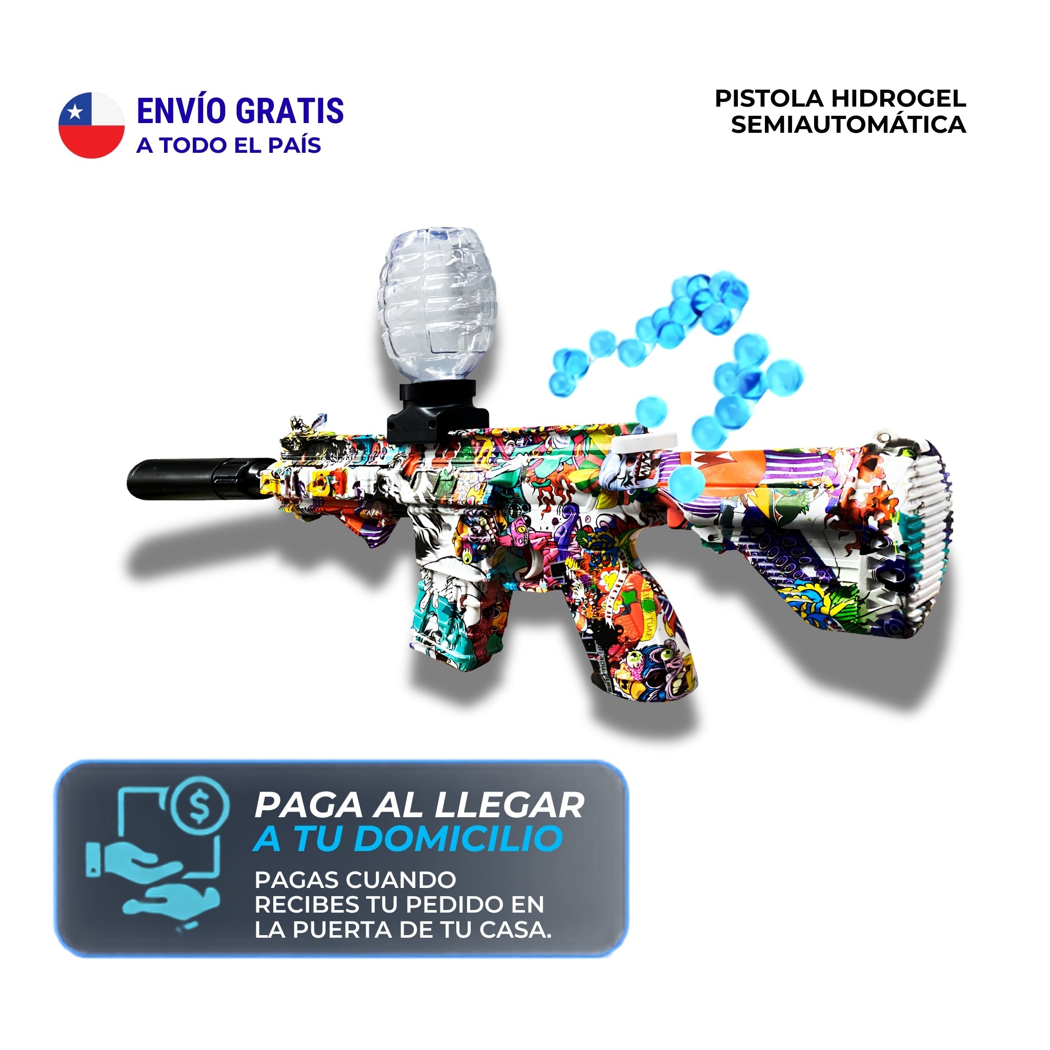 Pistola de Hidrogel SemiAutomatica