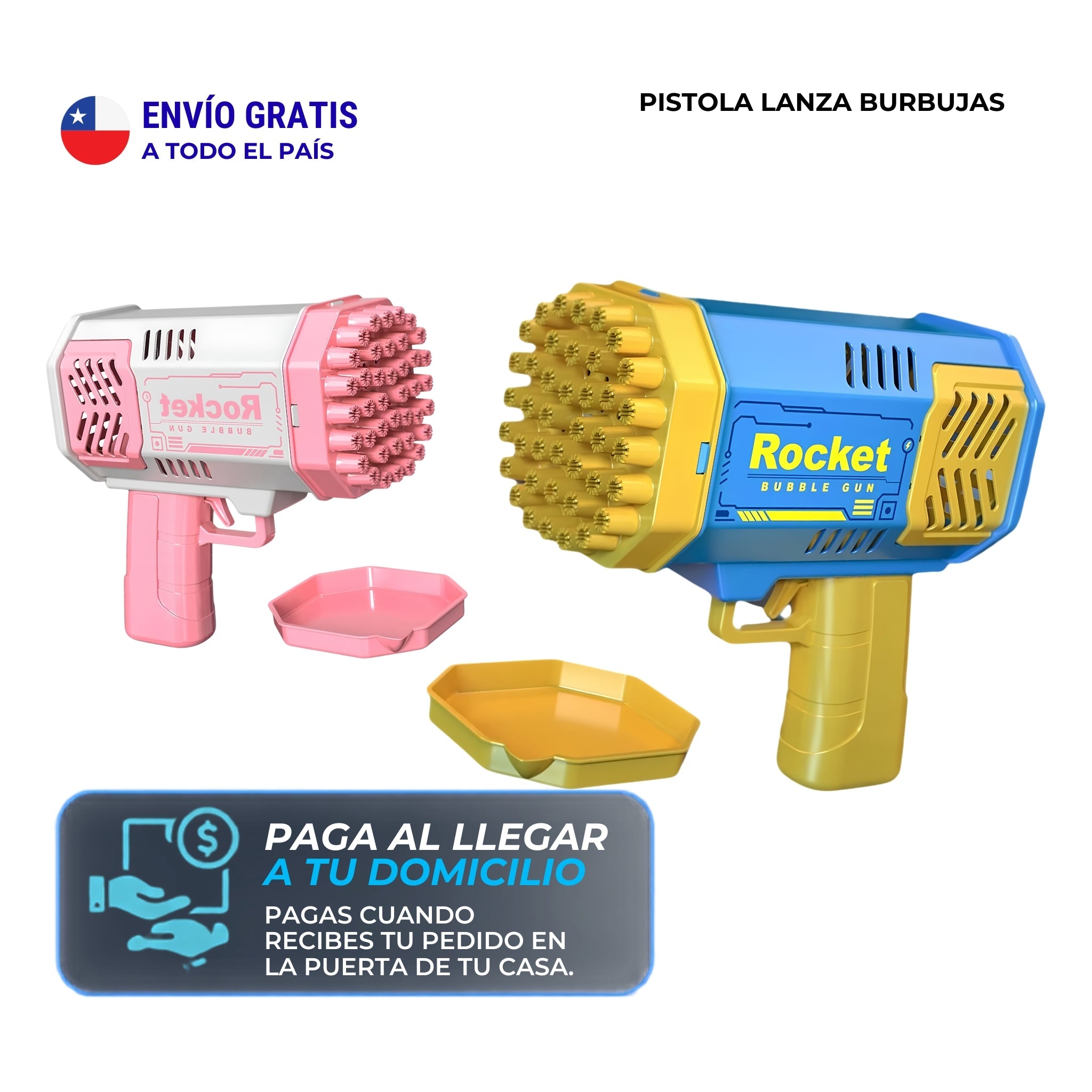 Pistola Mágica de Burbujas